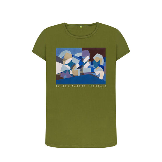 Saloua Raouda Choucair: Composition in Blue Module women's fit t-shirt